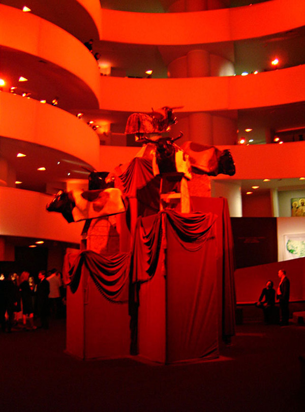 YSL-Yves Saint Laurent-New York-Guggenheim Museum-Event-Evento-Special Event-Evento Speciale-fashion-luxury-moda-lusso-brand identity-beauty-top brand-design-Marco Stalla-red-rosso