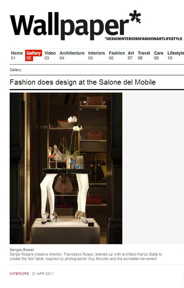Salone del mobile-Sergio Rossi-fashion-luxury-visual merchandising-window displays-windows-moda-vetrine-lusso-brand identity-beauty-top brand-design-Marco Stalla-scarpe-borse-accessori-bags-shoes-accessories-Milano